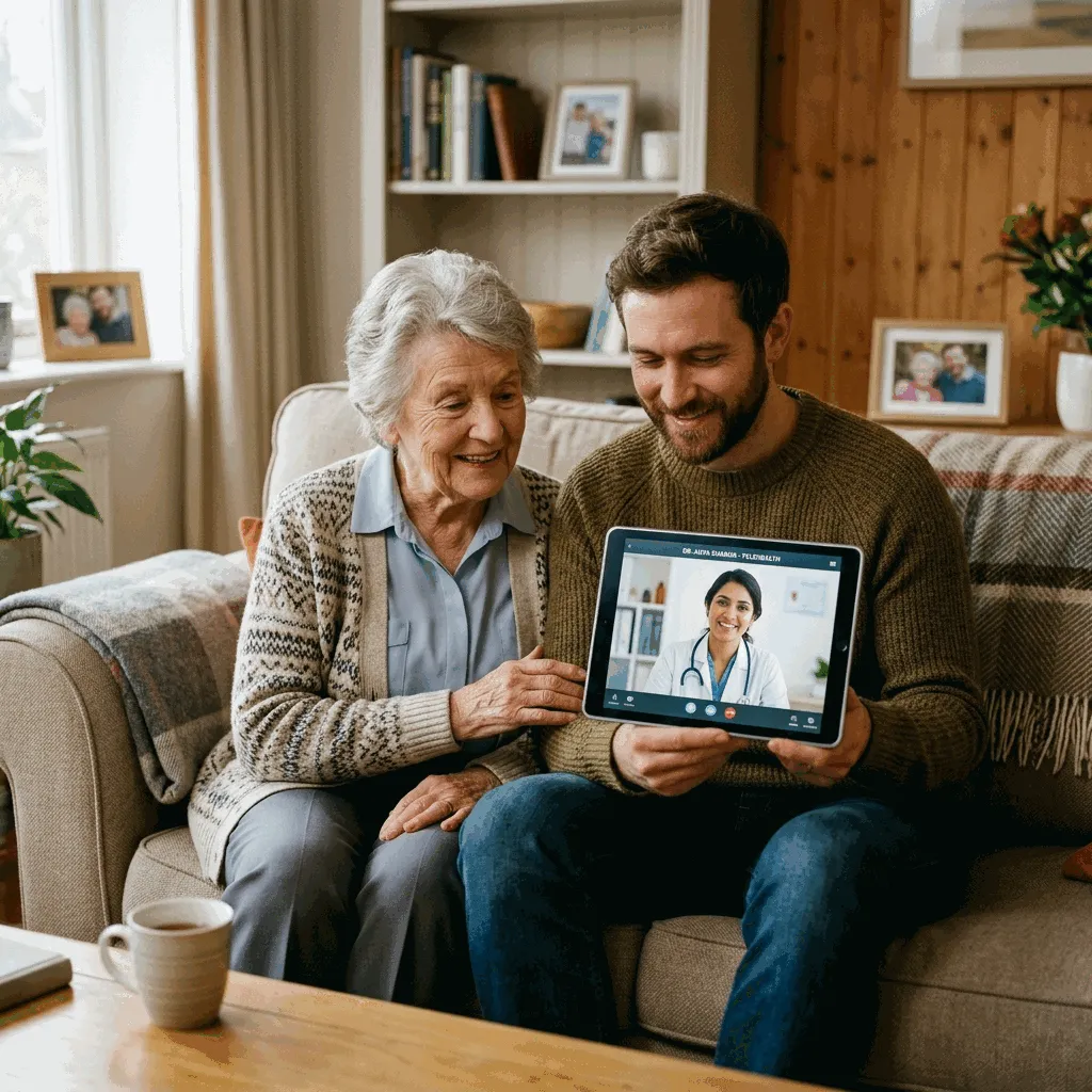 Preparação para consulta com geriatra online